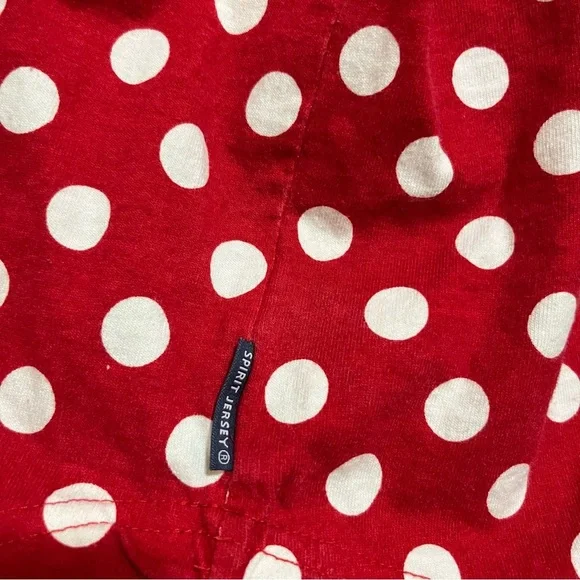 Spirit Jersey Red Polka Dot Disney Shirt Size XS - Picture 4 of 9